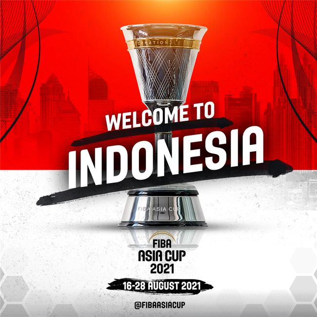 FIBA官方：印度尼西亚将承办2021年篮球亚洲杯
