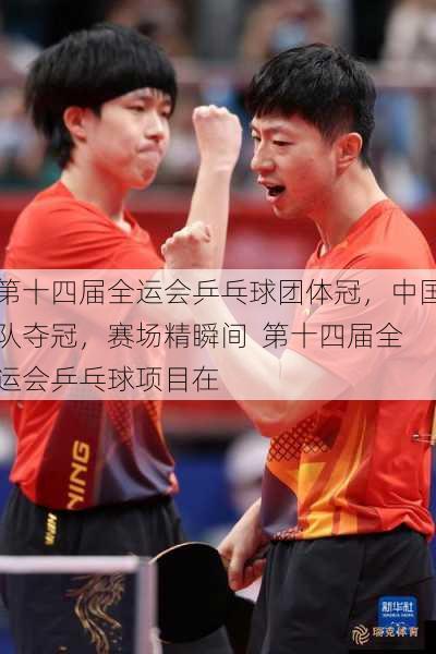 第十四届全运会乒乓球团体冠，中国队夺冠，赛场精瞬间  第十四届全运会乒乓球项目在