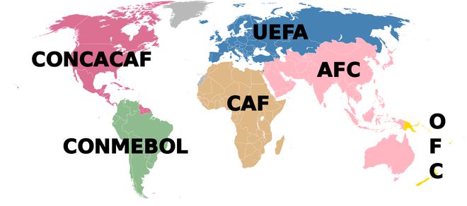 非洲赛区采用了2014年国际足联世界杯预选赛的预选赛模式